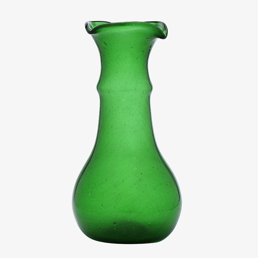 Undulating Green Vase