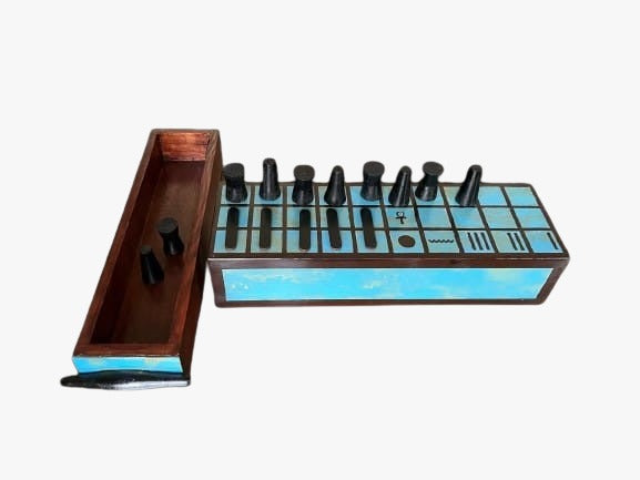 Acrylic Turquoise Senet